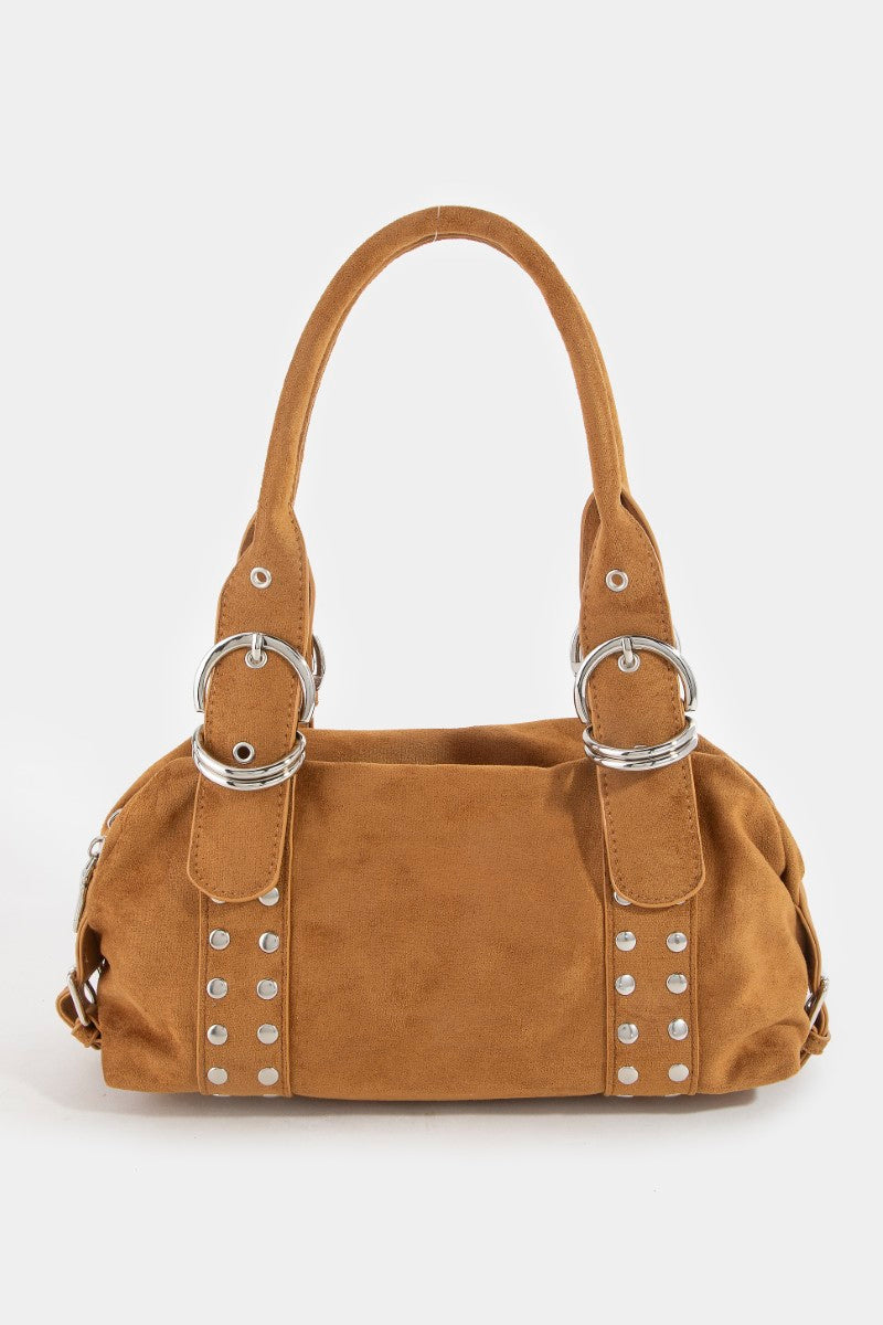 BELT HANDLE BROWN BAG