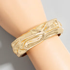 GOLD HAMMERED BANGLE