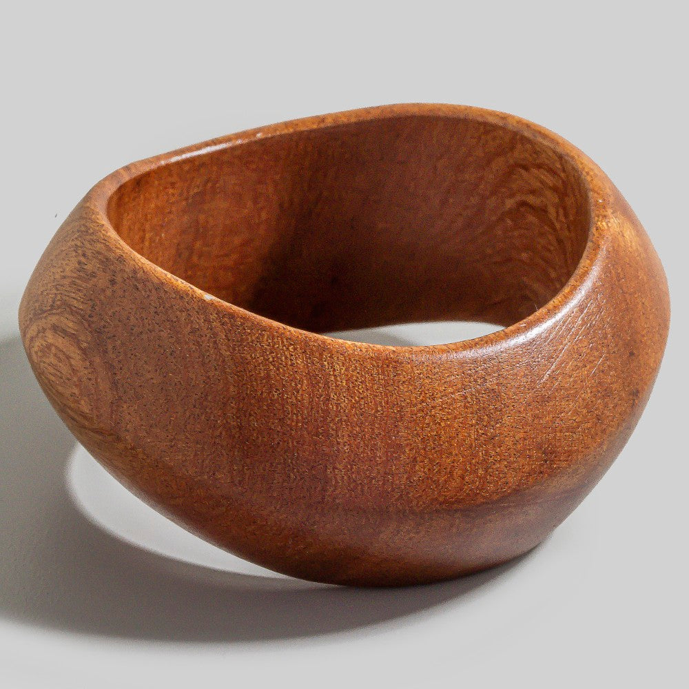 WOOD BANGLE BRACELET