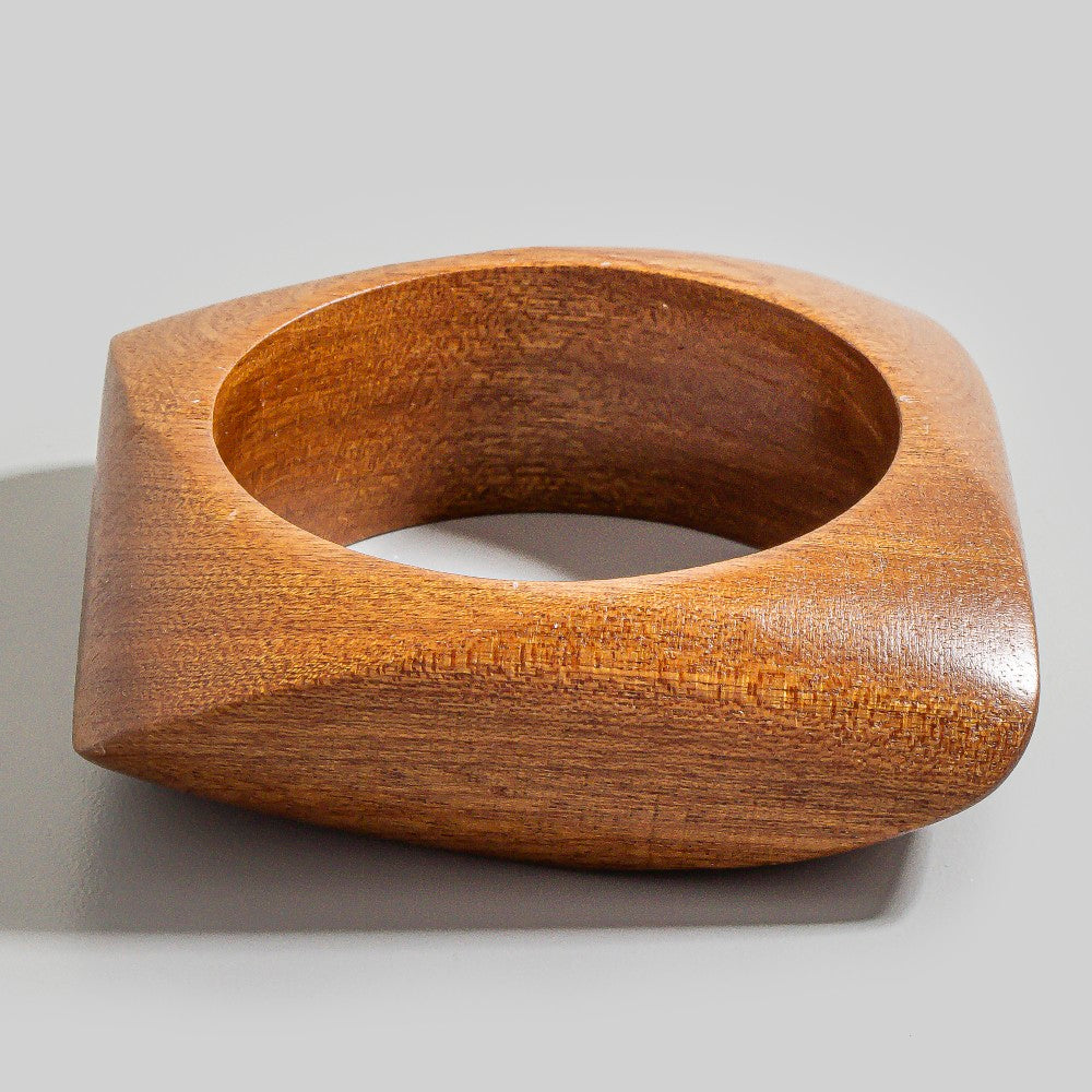 WOOD BANGLE BRACELET