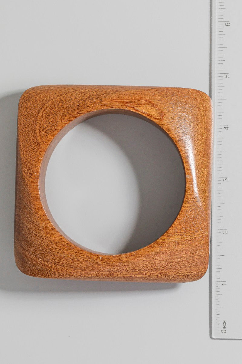 WOOD BANGLE BRACELET