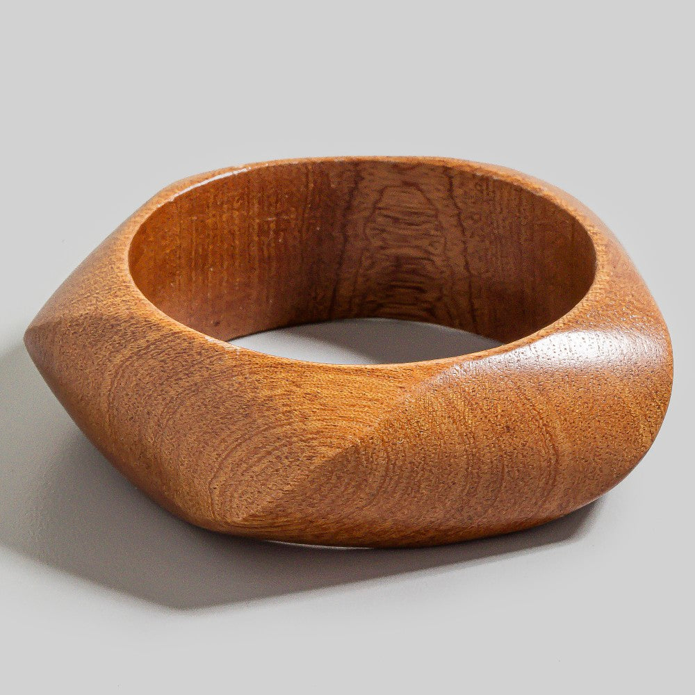 WOOD BANGLE BRACELET