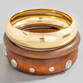 WOOD BANGLE SET