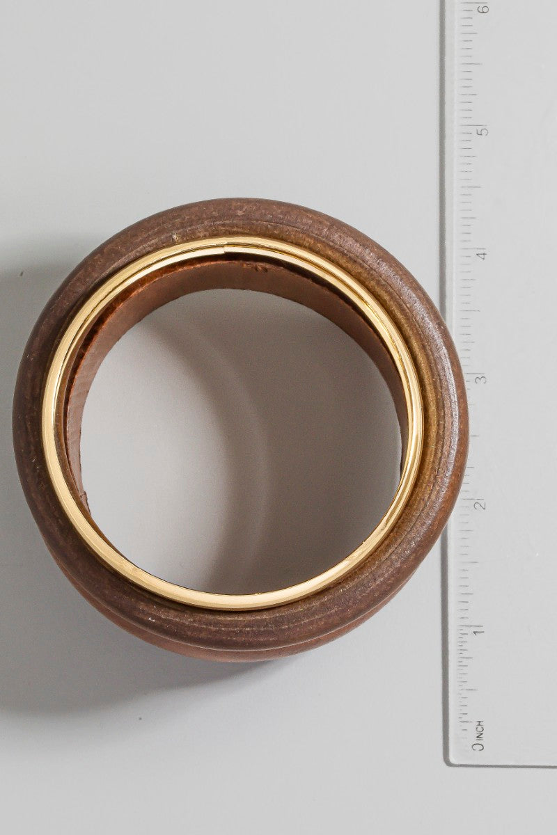 WOOD BANGLE SET