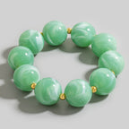 ROUND MARBLE ACRYLIC BRACELET