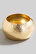 HAMMERED CHUNKY GOLD BANGLE
