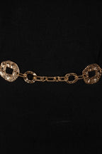 Gold Hammered Chain Belt