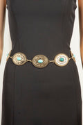 GOLD CONCHO CHAIN BELT