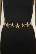 GOLD STARFISH CHAIN BELT