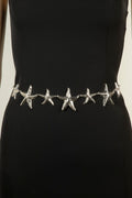 SILVER STARFISH CHAIN BELT