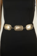 GOLD RECTANGLE CHAIN BELT