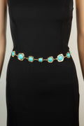 GOLD CIRCLE CHAIN BELT