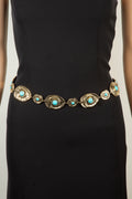 GOLD SHELL CHAIN BELT