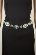 SILVER SHELL CHAIN BELT