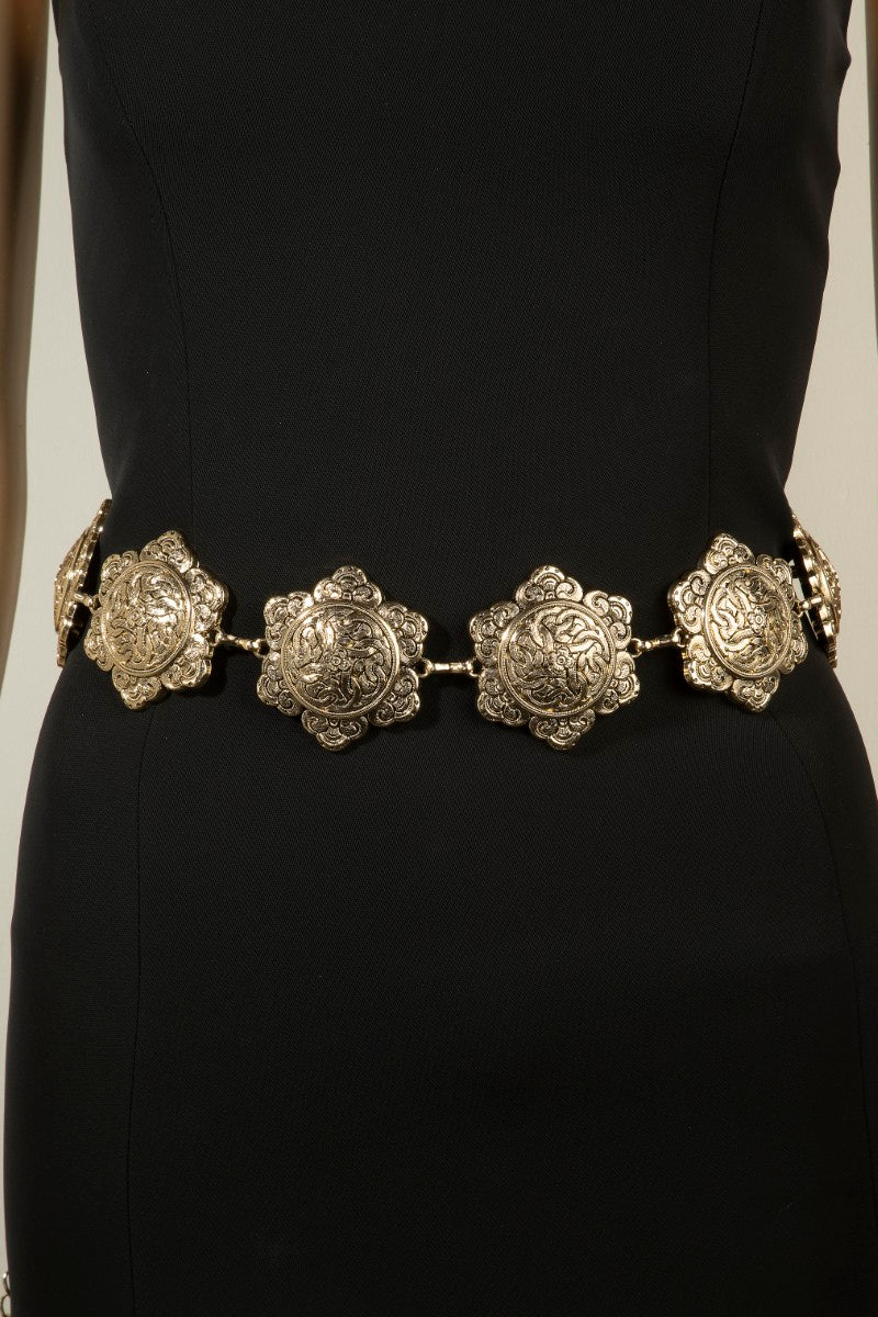 GOLD STAR CHAIN BELT