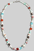MULTI COLOR BEAD NECKLACE