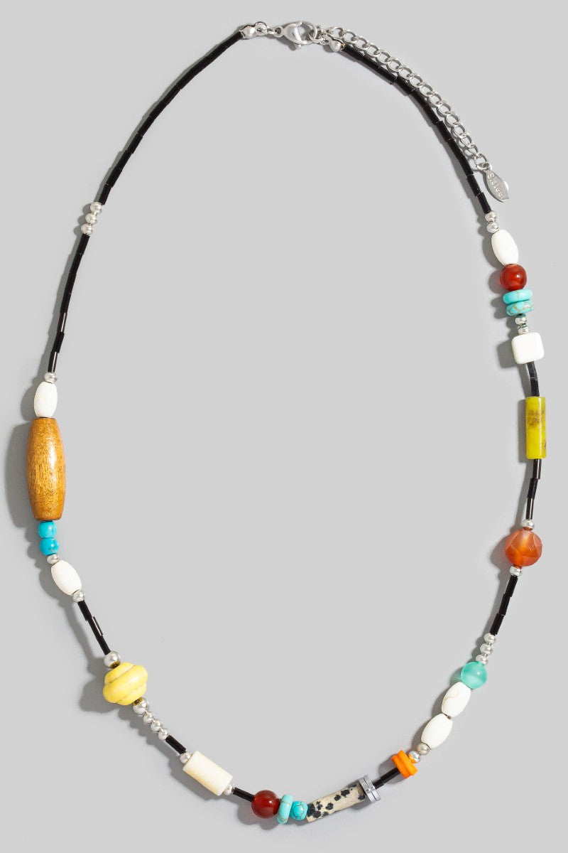 MULTI COLOR BEAD NECKLACE