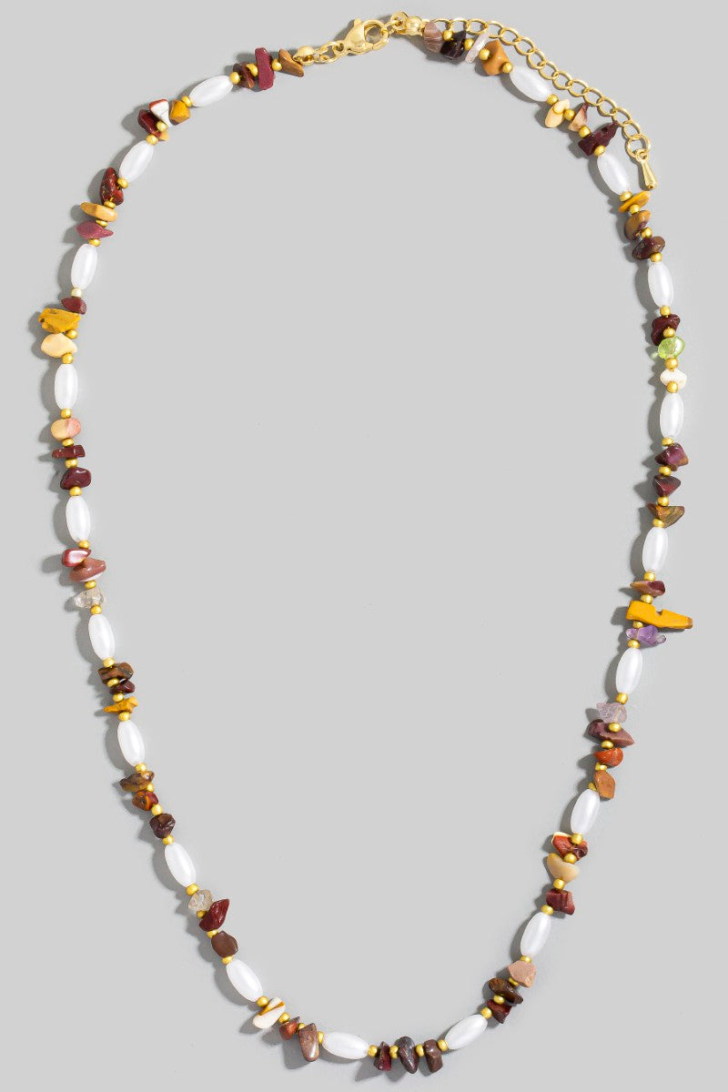 MULTI COLOR BEAD NECKLACE