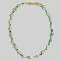 GREEN BEAD NECKLACE