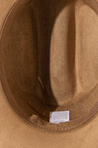 BROWN COWBOY HAT WITH LONGHORN BAND