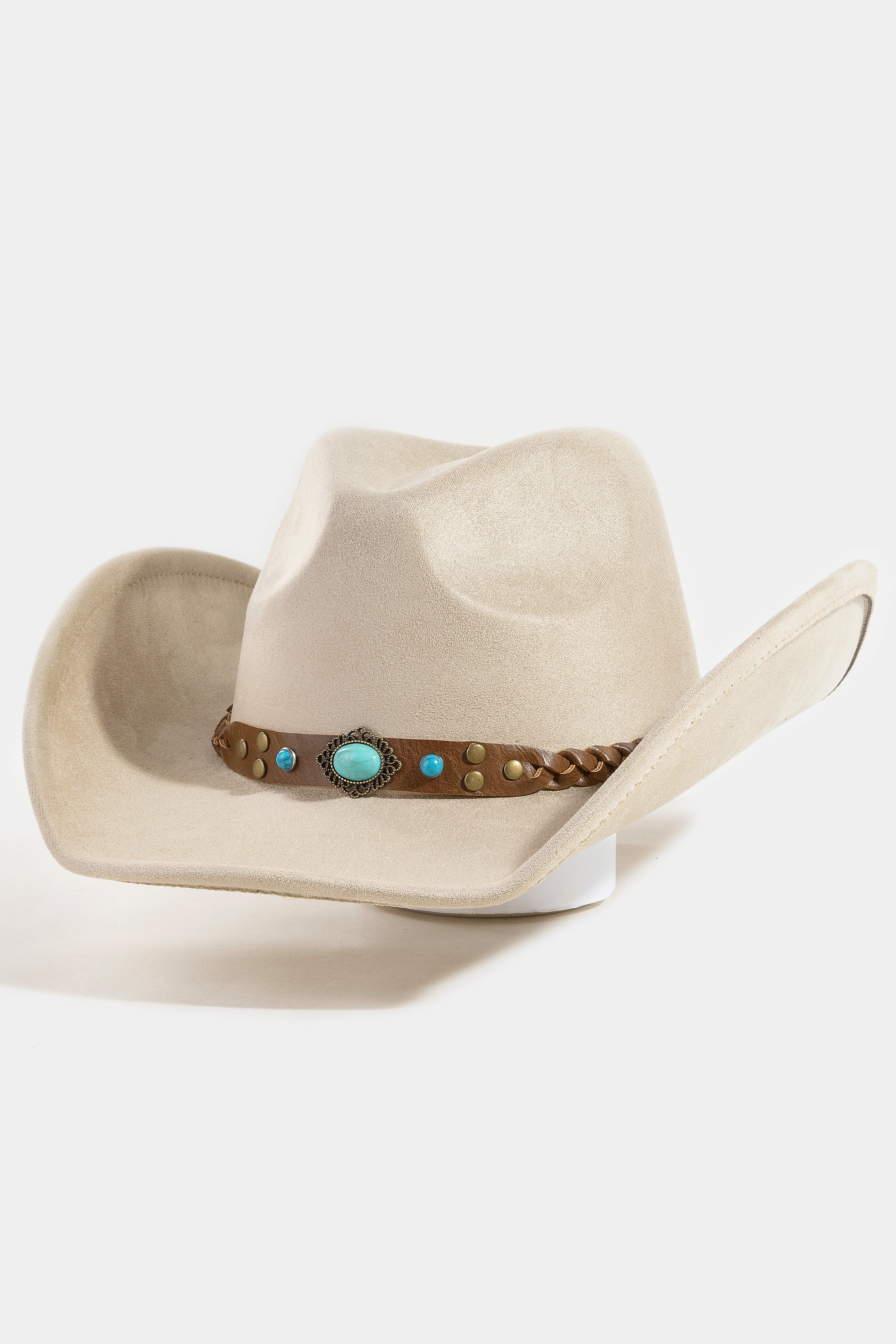 TUAPE COWBOY HAT WITH BAND DETAIL