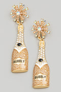 POPPING BOTTLES EARRINGS