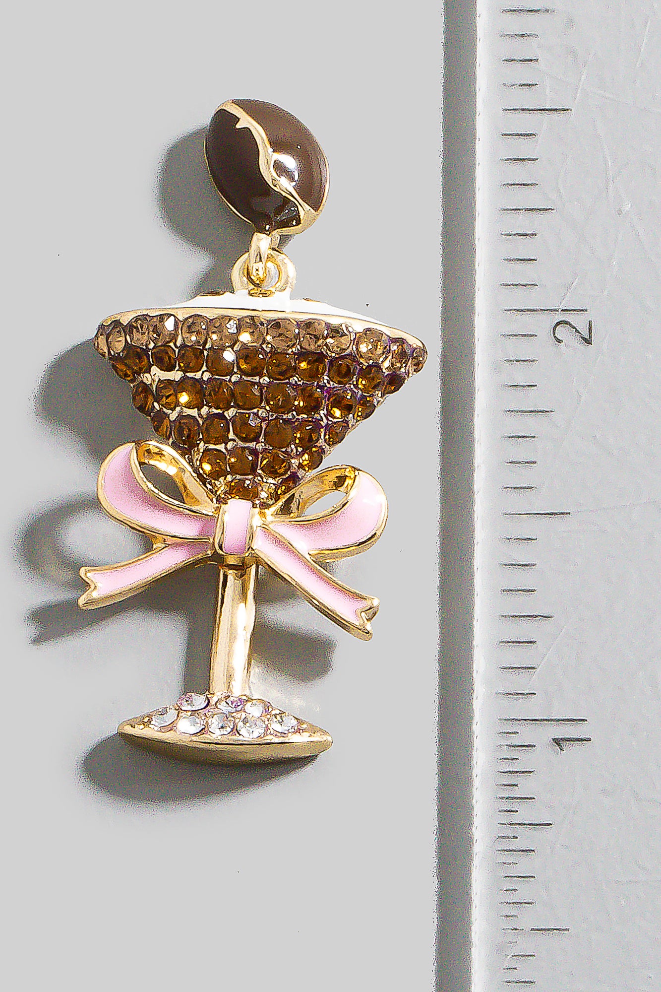 MARTINI RHINESTONE EARRINGS