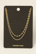 LAYERED GOLD NECKLACE