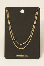 LAYERED GOLD NECKLACE
