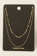 LAYERED GOLD NECKLACE