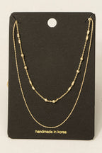 LAYERED GOLD NECKLACE