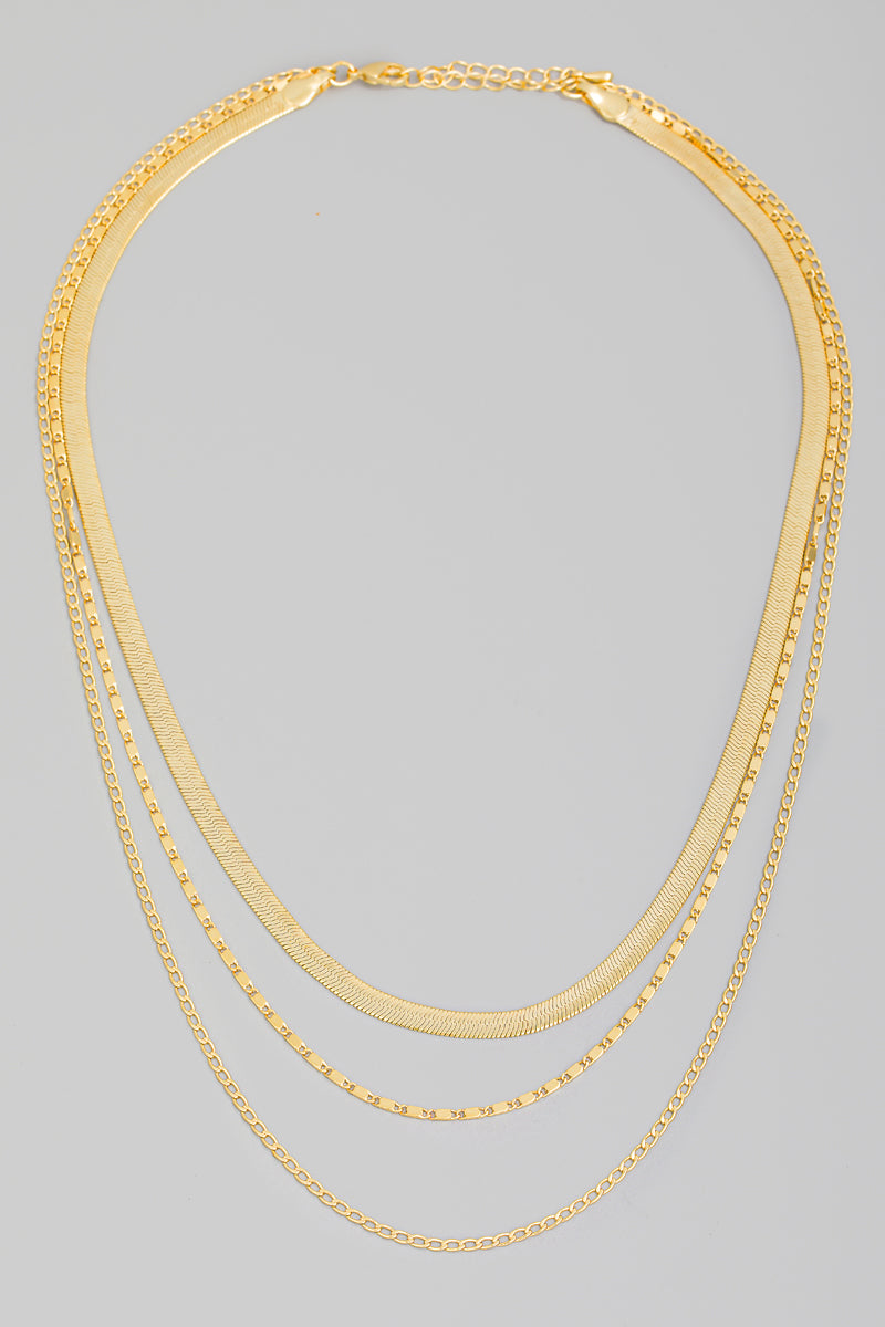 GOLD LAYERED NECKLACE