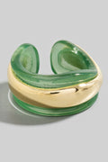 RESIN GREEN RING