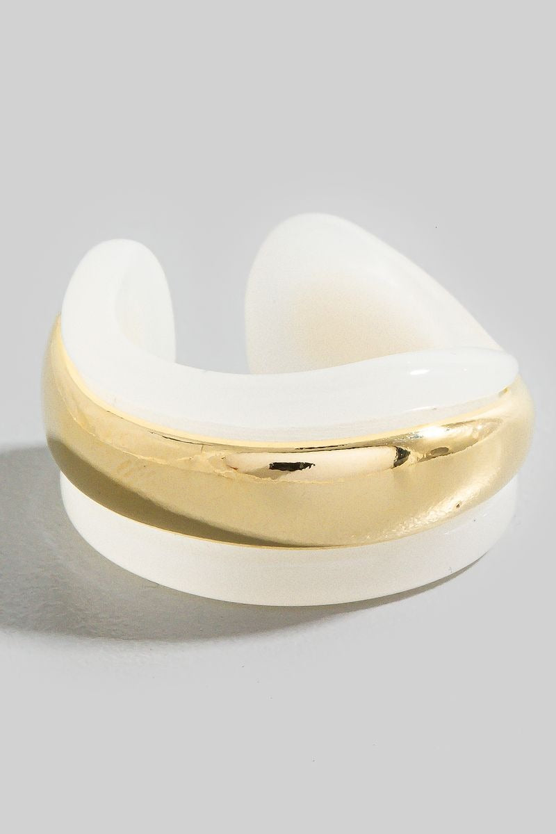 RESIN WHITE RING