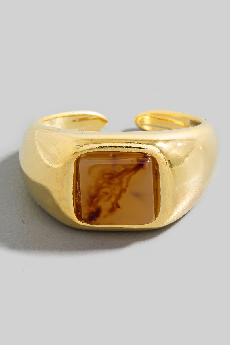 RESIN BROWN RING