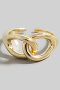 GOLD LOOP KNOT OPEN RING