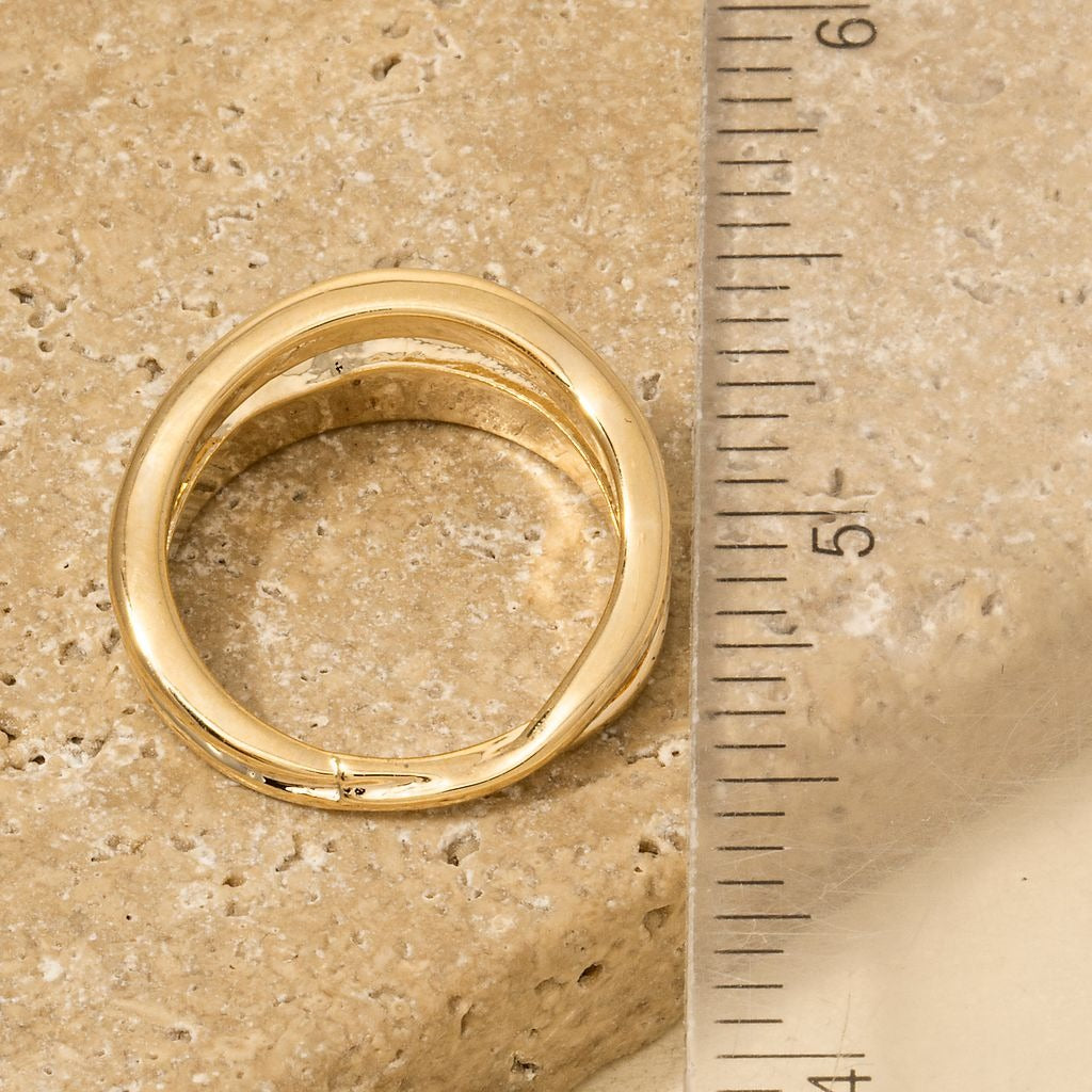 GOLD LAYERED RING