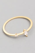GOLD MINI STUD RING