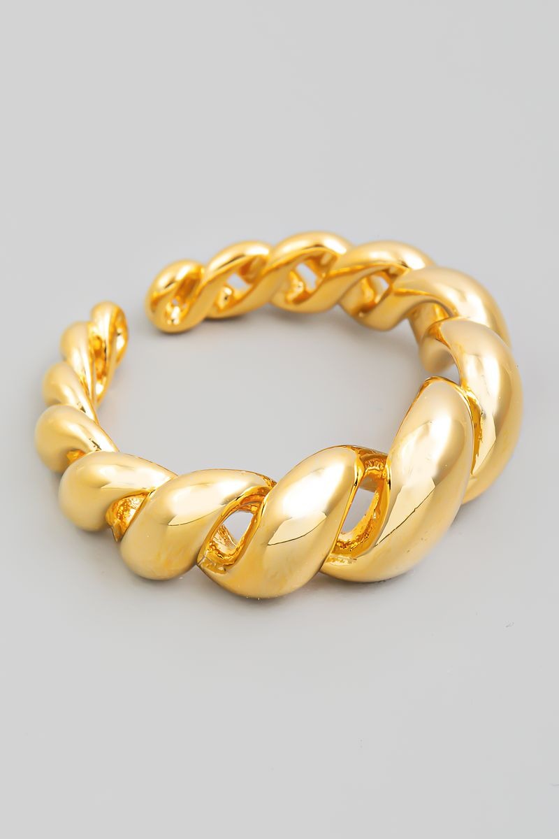 GOLD TWISTED RING