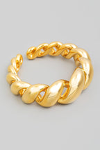 GOLD TWISTED RING