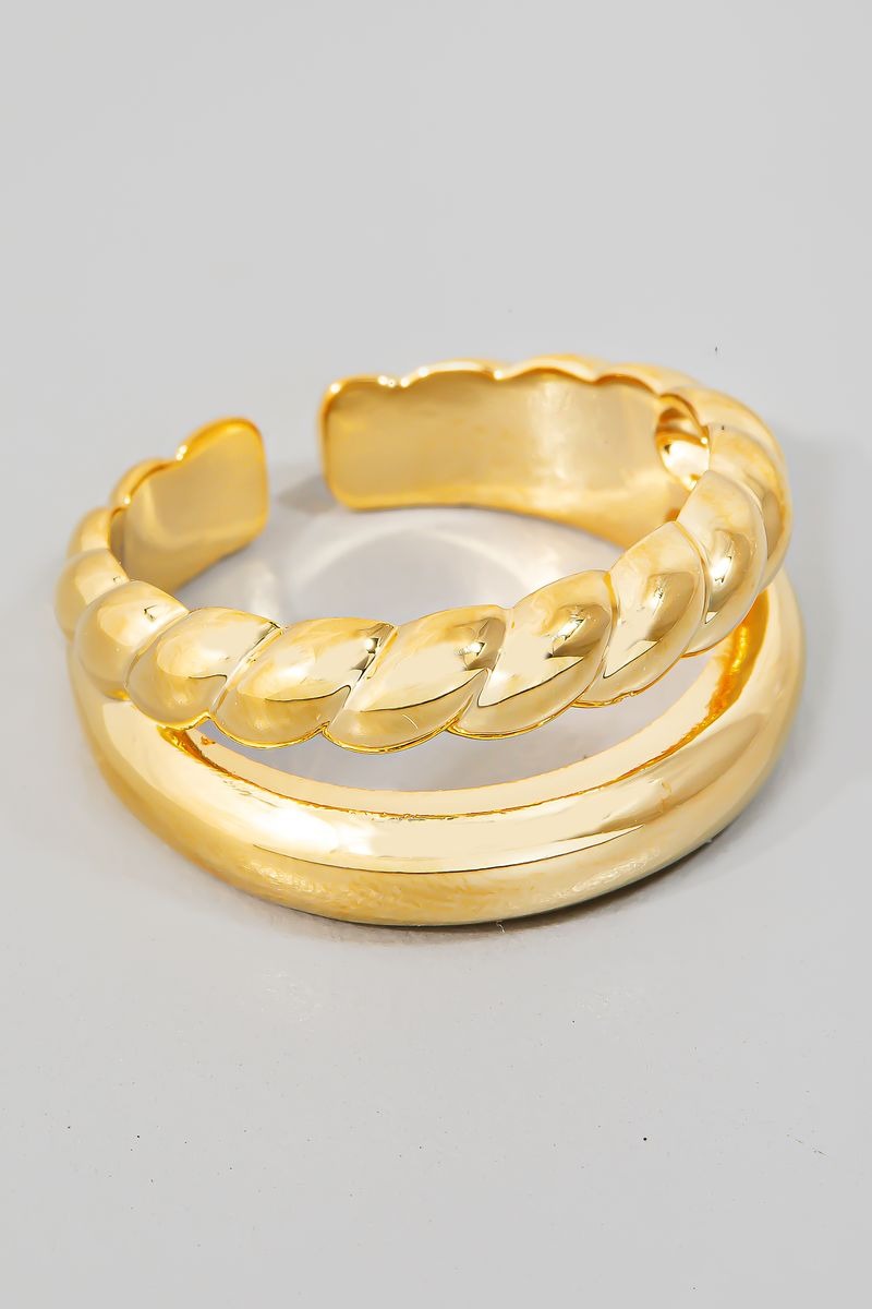CHUNKY GOLD RING