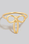 BOW GOLD RING